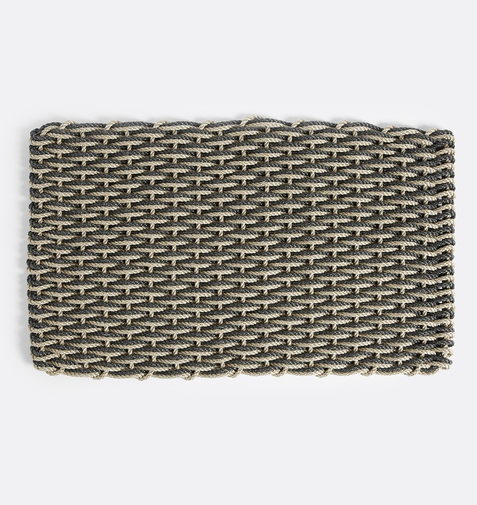 The Rope Co. Sand and Charcoal Doormat
 | Rejuvenation | Rejuvenation