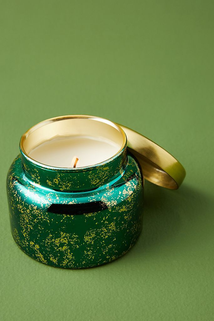 Capri Blue Fir & Firewood Mini Jar Candle | Anthropologie (US)