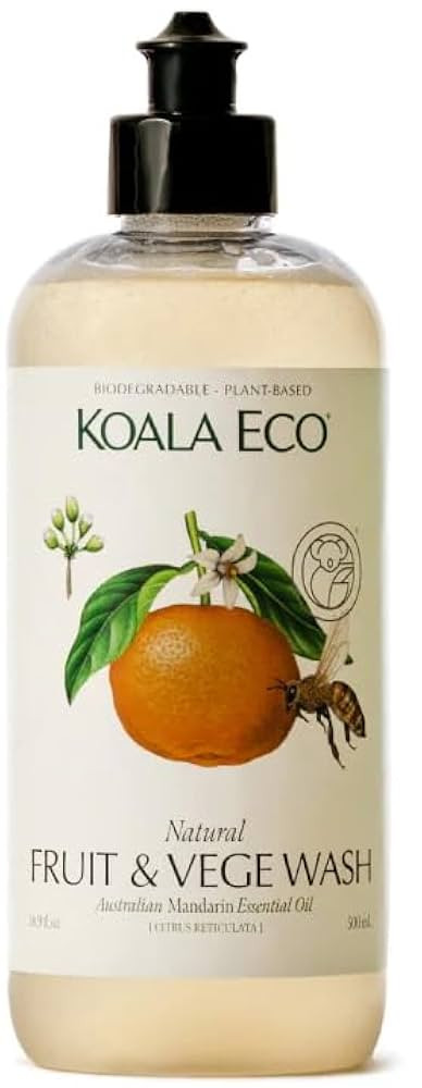 Koala Eco Natural Fruit & Vegetable Wash - Plant-Based, Eco-Friendly - with Australian Mandarin E... | Amazon (US)