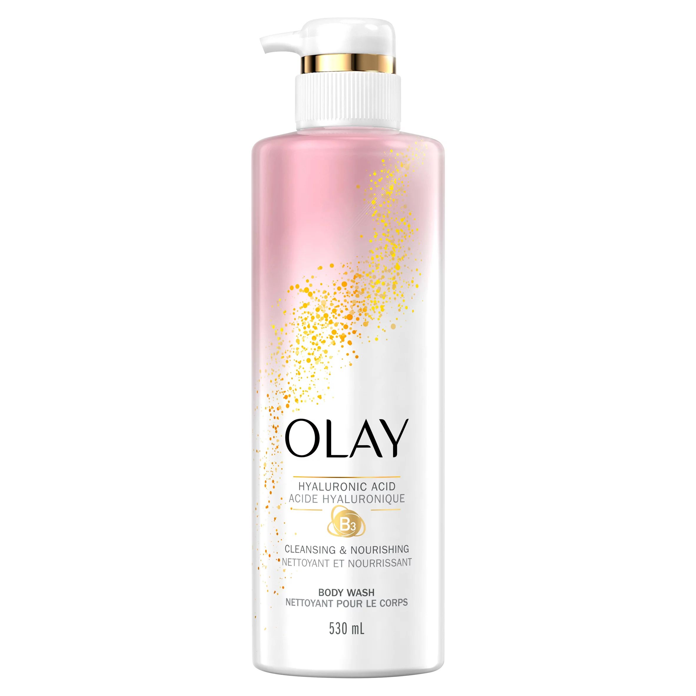 Olay Cleansing & Nourishing Body Wash with Vitamin B3 and Hyaluronic Acid, 530 mL | Walmart (US)