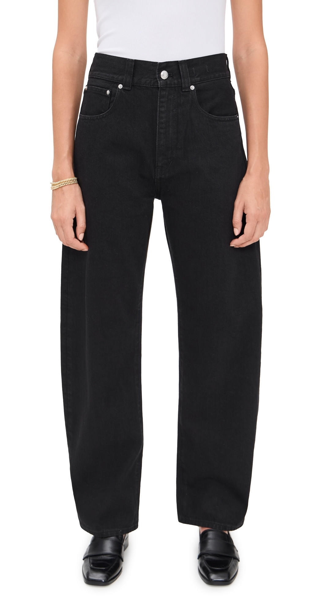 Madewell The Balloon Jeans Black Frost 29 | Shopbop