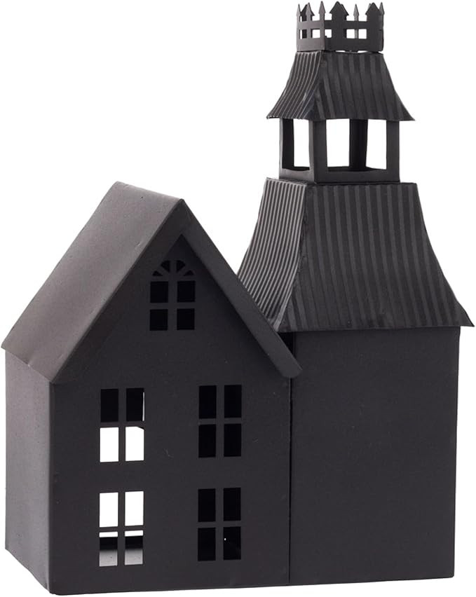Boston International Halloween Village Black Metal Houses Tabletop Decorations for Home, 7.25" x ... | Amazon (US)