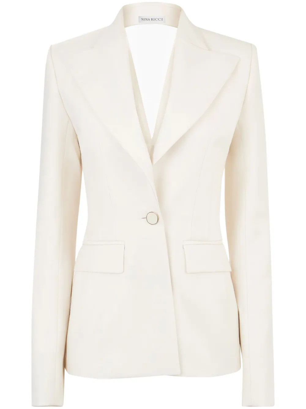 Nina Ricci Open Draped Back Blazer | FARFETCH CA | Farfetch Global