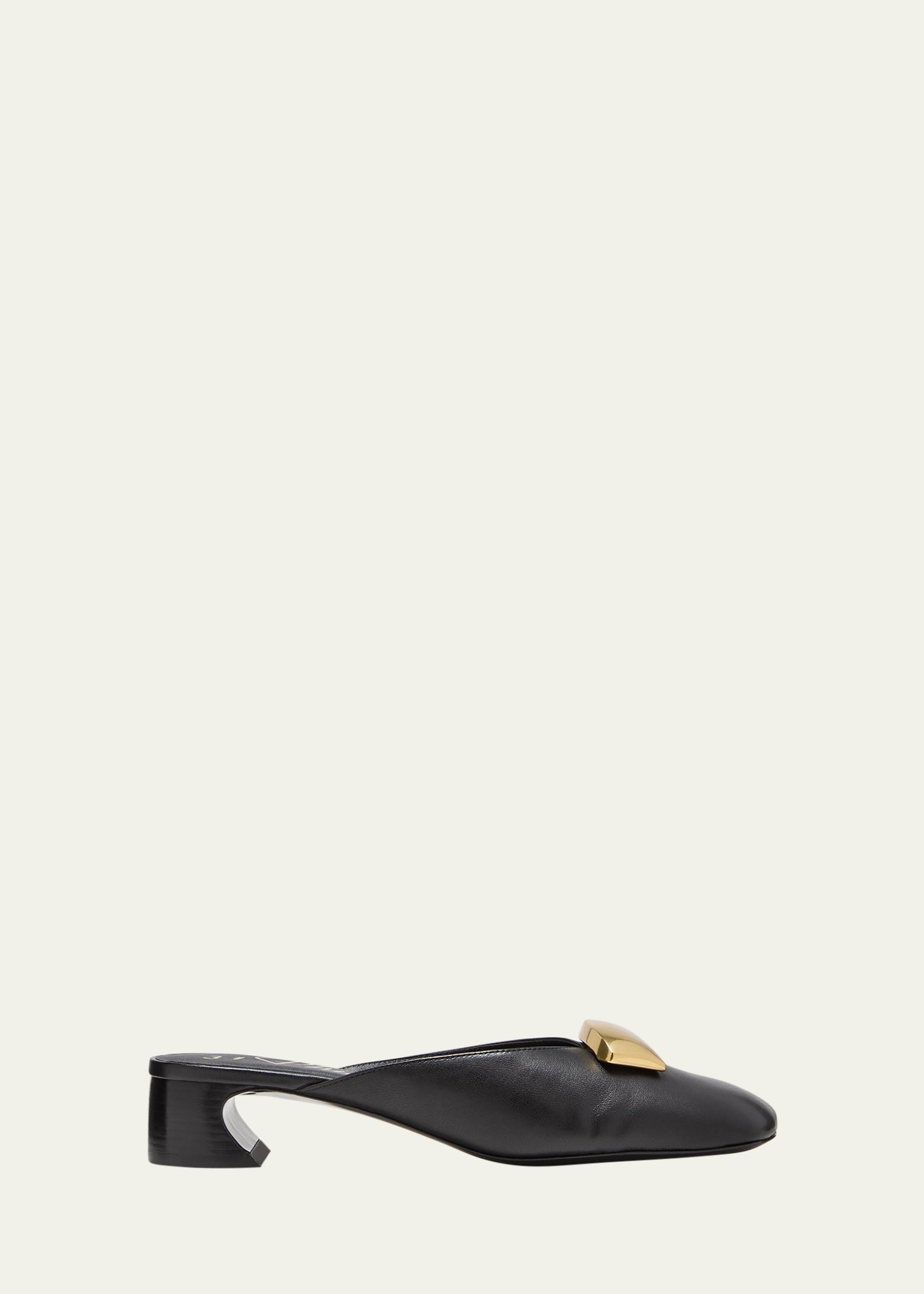 3.1 Phillip Lim Leather Ornament Comma-Heel Mules | Bergdorf Goodman