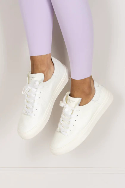 Sam Edelman Poppy White Leather Sneakers | The Willow Tree
