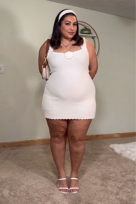 White dress size XL ☺️⛅️

#LTKplussize