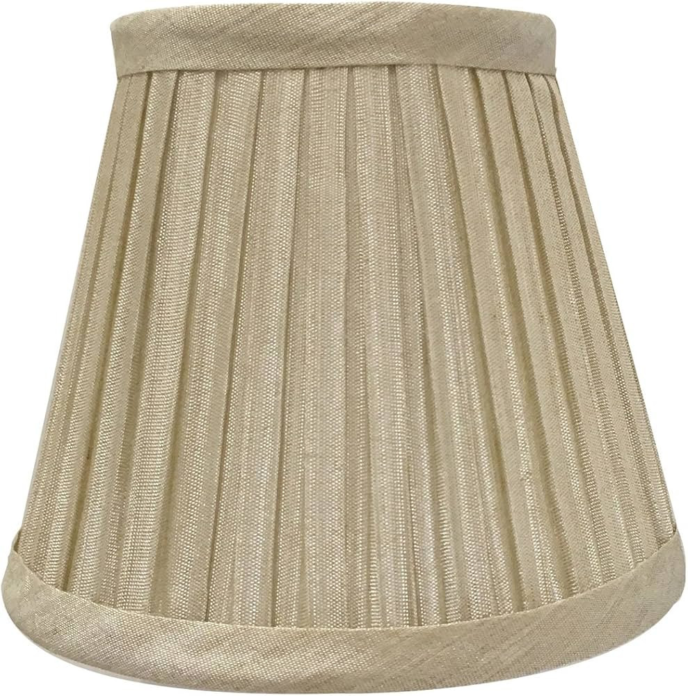 Royal Designs, Inc. Clip on Pleated Empire Chandelier Lamp Shade Flame Clip Fitter, CSO-1032-5BG,... | Amazon (US)
