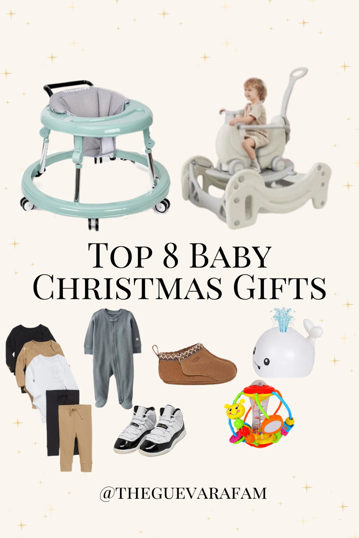 Top 8 Baby Christmas Gifts✨
Baby Walker, Baby Rocking Horse Rollercoaster, Baby Outfits, Baby Pajamas, Baby Uggs, Baby Nikes, Baby Toys, Baby Bath Toys


#LTKfamily #LTKGiftGuide #LTKbaby