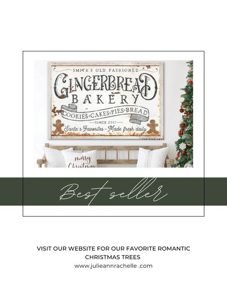 Hey there! Just stumbled upon this amazing find – Only 3 left, and it's chillin' in 18 carts! It's this fantastic Gingerbread Sign from ToeFishArt for your rustic farmhouse kitchen vibes. 🎄✨ Imagine having custom family name decor, giving off Christmas bakery holiday feels. Plus, they promise all the styles you could dream of – modern, farmhouse, cottagecore, vintage, and more! 🏡

ToeFishArt's got the spotlight in magazines like Better Homes & Gardens, so you know it's legit. The best part? You get personalized, USA-made goodness, from family name signs to holiday decorating. It's like having your interior design dreams come true! 🌟🖼️ #kitchendecor #christmassign #gingerbreadtrend

#LTKHoliday #LTKhome #LTKfamily