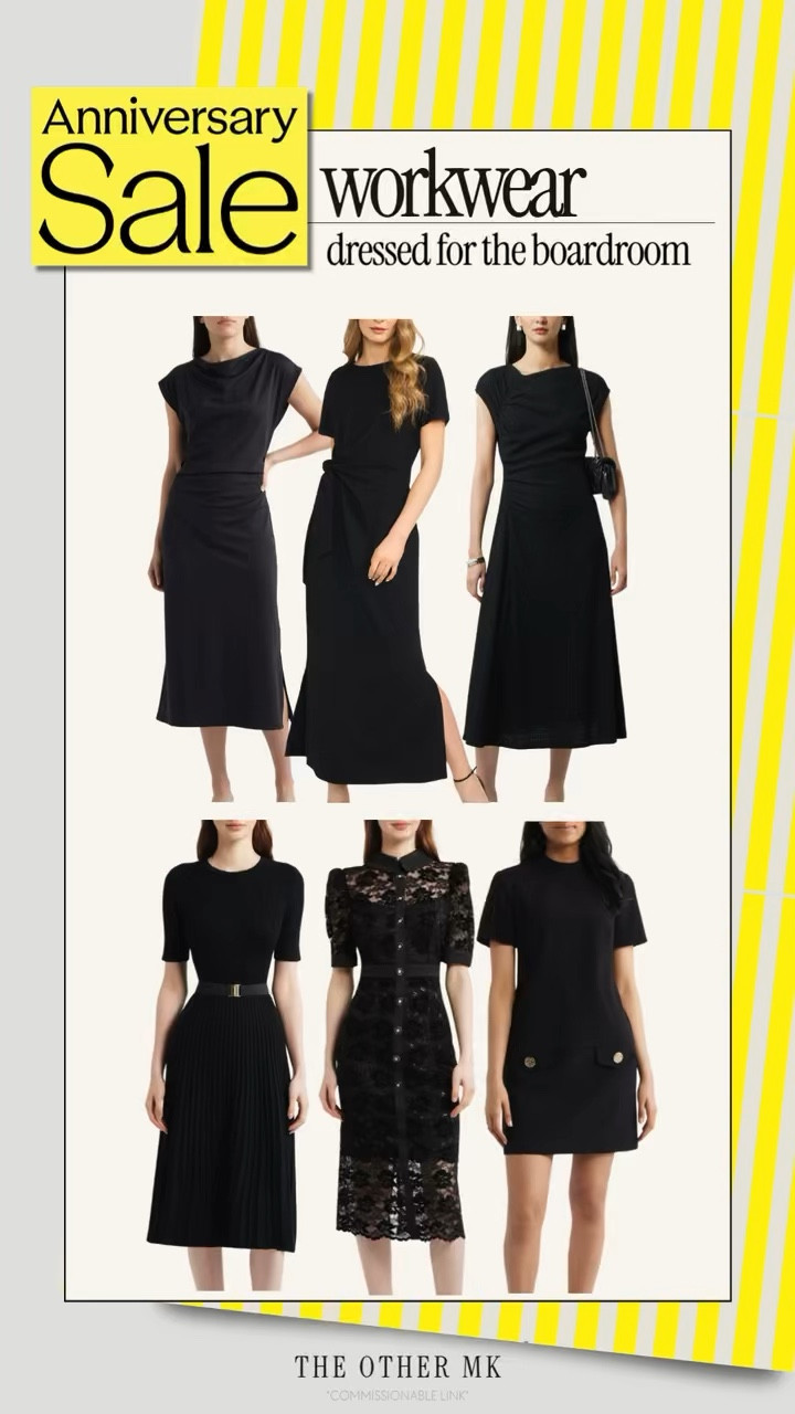 nordstrom anniversary sale workwear, boardroom, office dress, midsize workwear, long black office dress, fall workwear

#LTKSaleAlert #LTKMidsize #LTKWorkwear