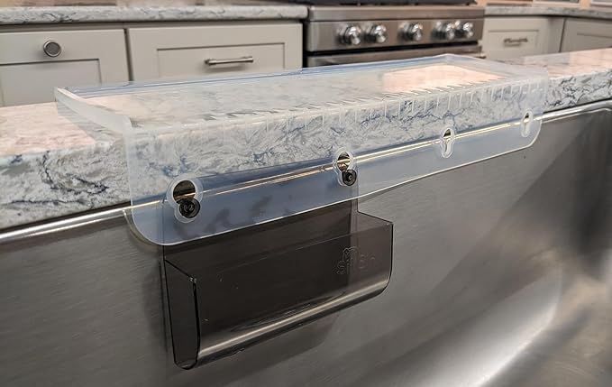 SiliSink Silicone Sink Edge Guard for Kitchen Sink - Fits 3.75”-4” Wide Stone Lip - Kitchen S... | Amazon (US)