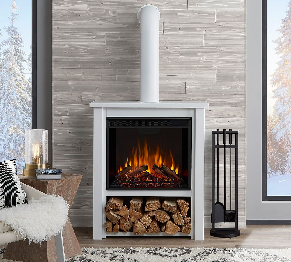 Ridgecrest Electric Fireplace | Pottery Barn (US)