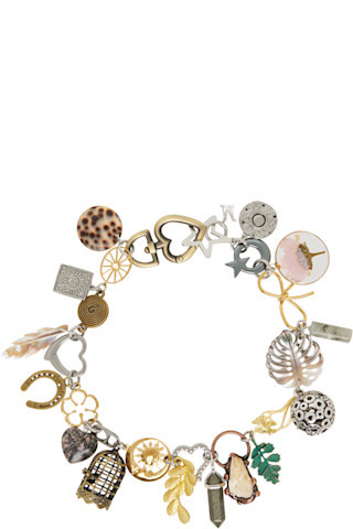 Multicolor Relic Charm Necklace | SSENSE