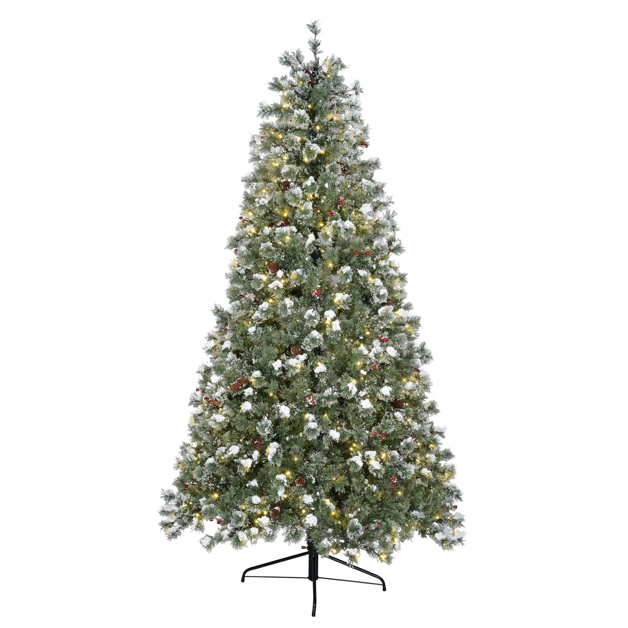 Holiday Time Prelit 450 LED Warm White Lights, Redland Spruce Artificial Christmas Tree, 7.5 feet... | Walmart (US)