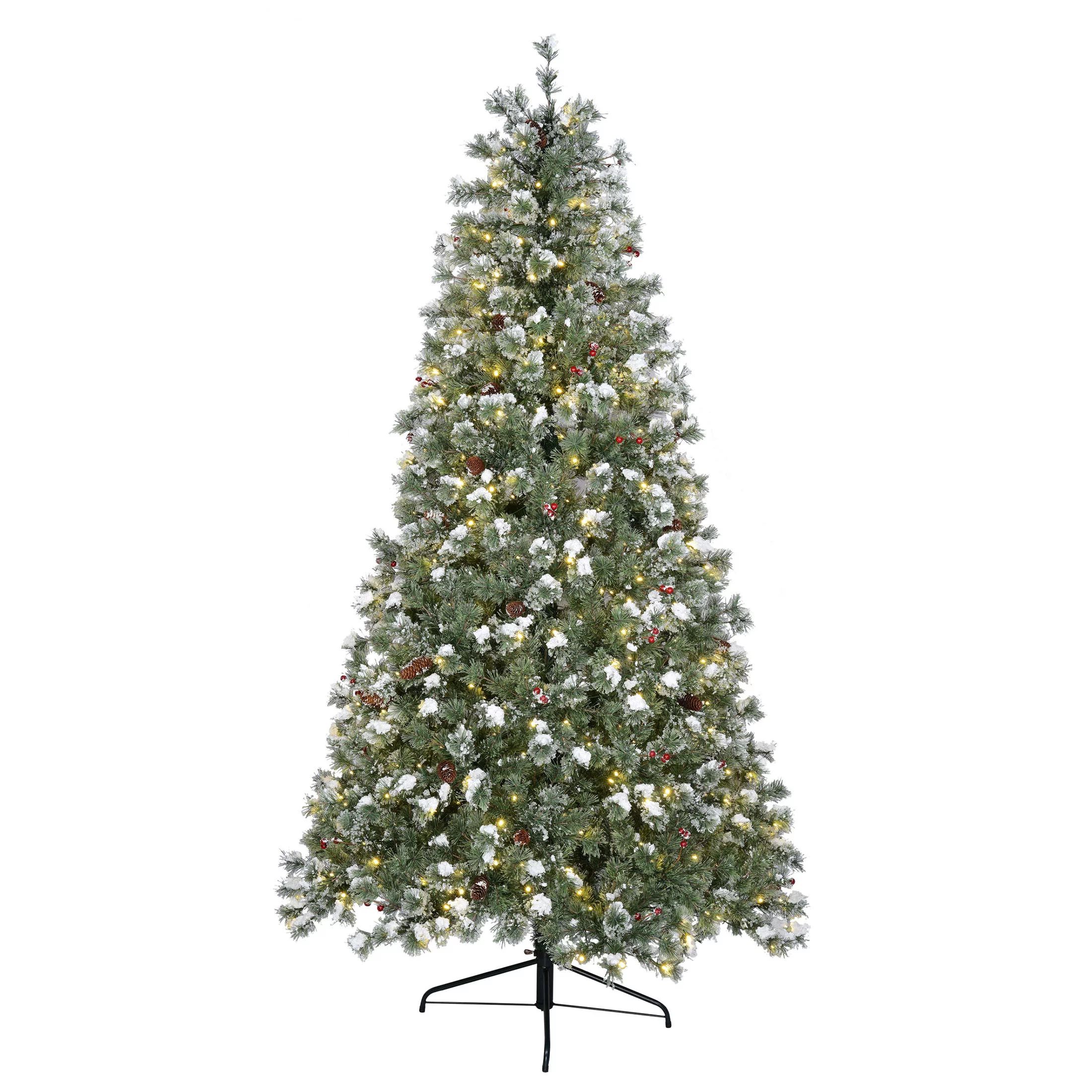 Holiday Time Prelit 450 LED Warm White Lights, Redland Spruce Artificial Christmas Tree, 7.5 feet... | Walmart (US)