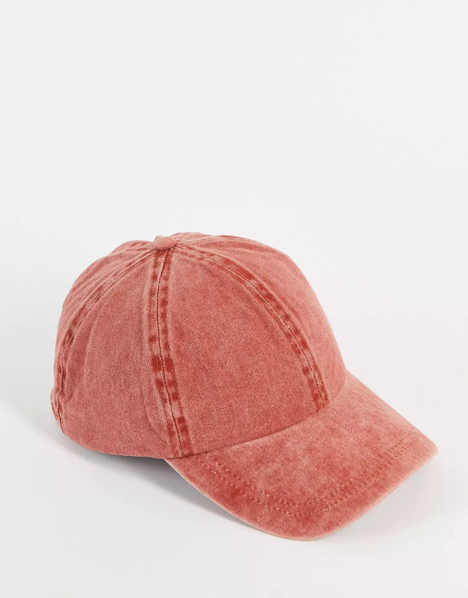 ASOS DESIGN soft baseball cap in washed red | ASOS (Global)