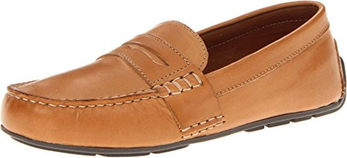 POLO RALPH LAUREN Boy's Telly (Big Kid) Tan Burnished Leather 6 Big Kid M | Amazon (US)