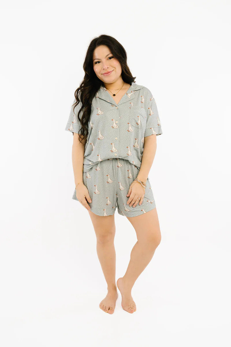 Classic Goose Women's Short Bamboo Set | Little One Shop Co