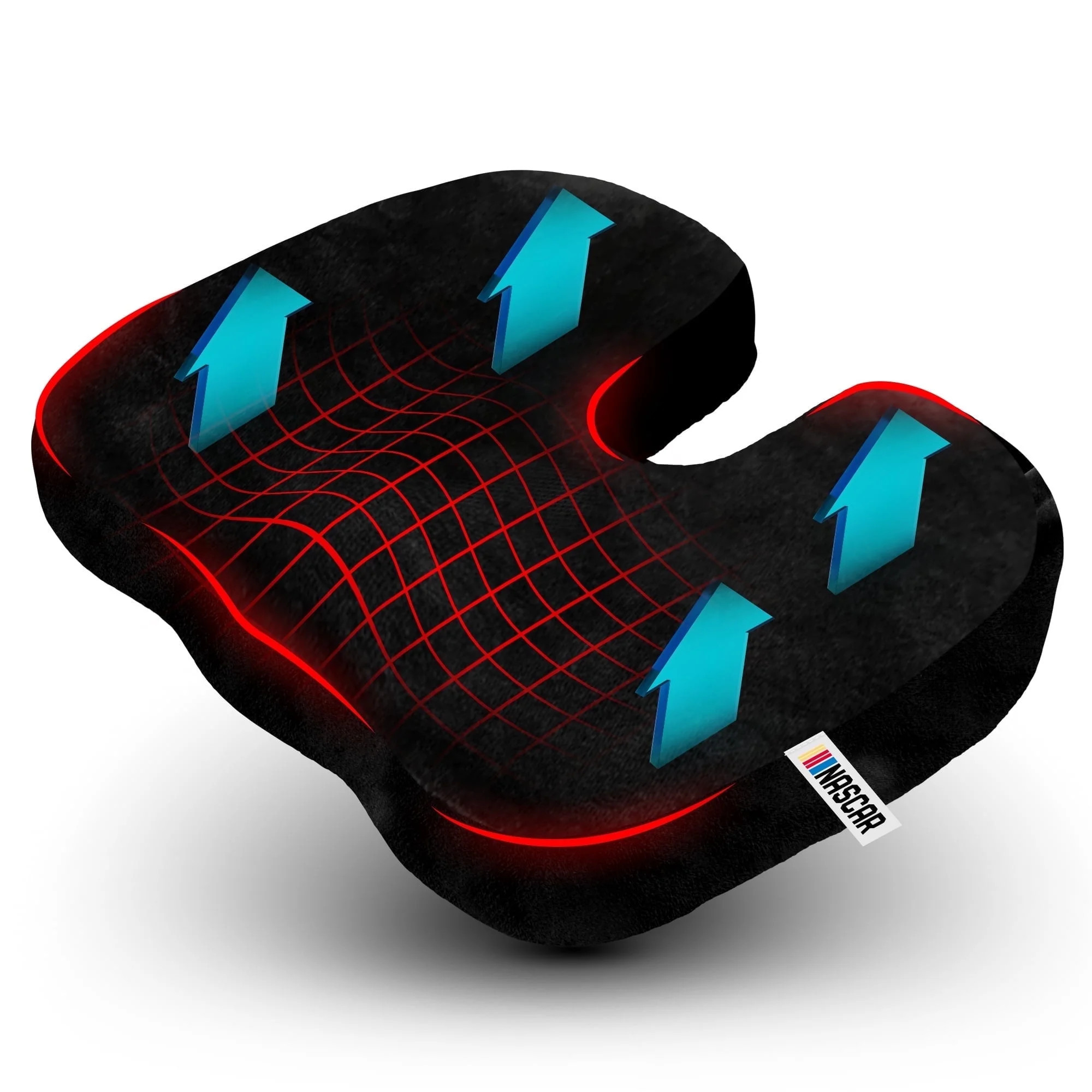 NASCAR Seat Cushion | Ergonomic U-Shape Memory Foam for Tailbone, Sciatica, & Back Pain Relief | ... | Walmart (US)