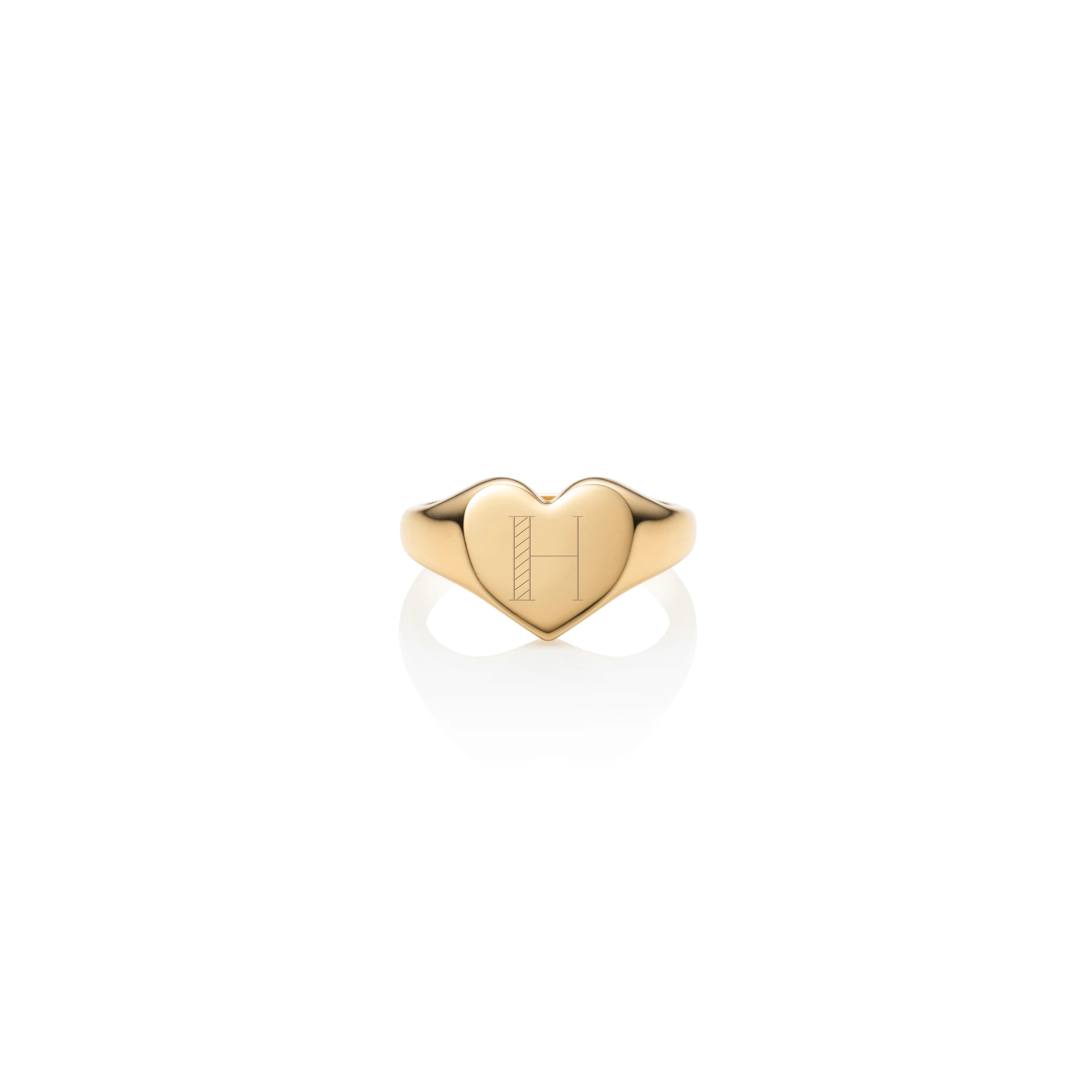 Heart Signet Ring (Gold) | Abbott Lyon