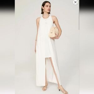Rosetta Getty Cape White Layered Dress Size 2 | Poshmark