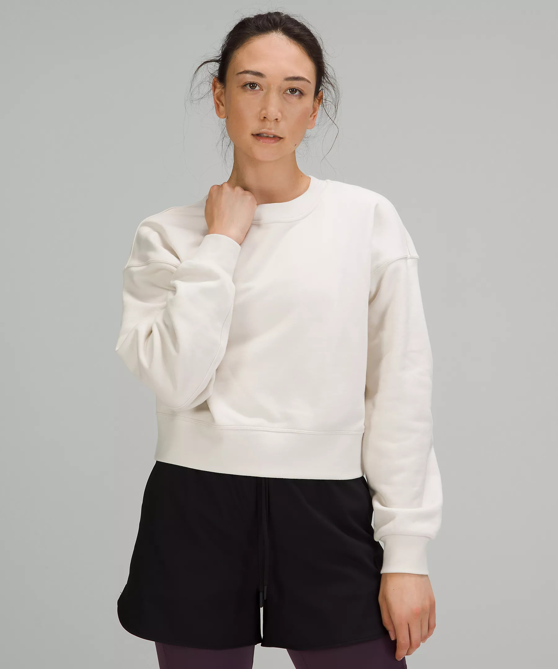 Softstreme Perfectly Oversized Cropped Crew | Women's Hoodies & Sweatshirts | lululemon | Lululemon (US)