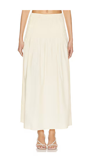 FAITHFULL THE BRAND Baia Midi Skirt in Lemon. - size L | Revolve Clothing (Global)