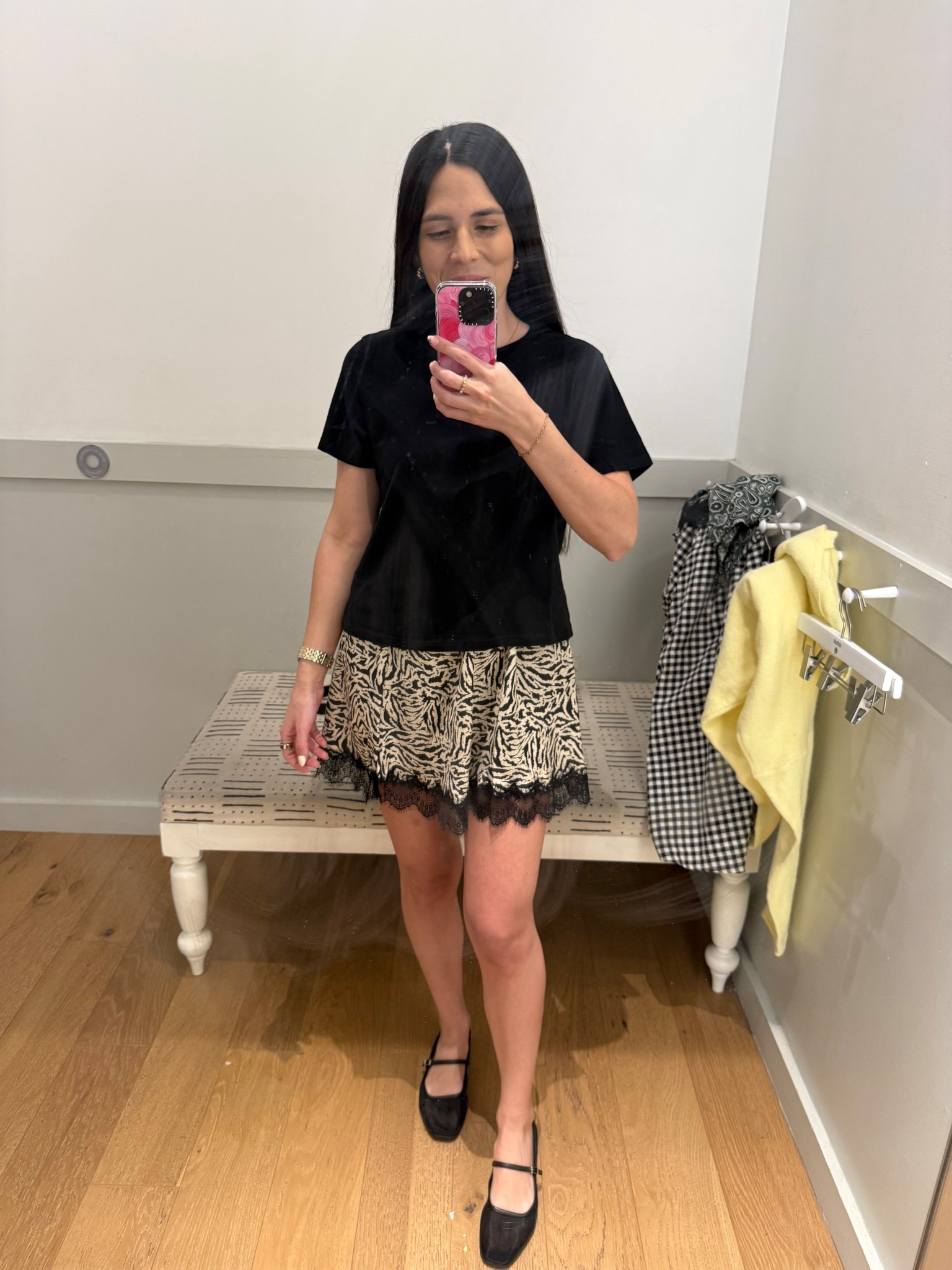 Size S in the top and skirt

#LTKSaleAlert #LTKgrwm #LTKootd