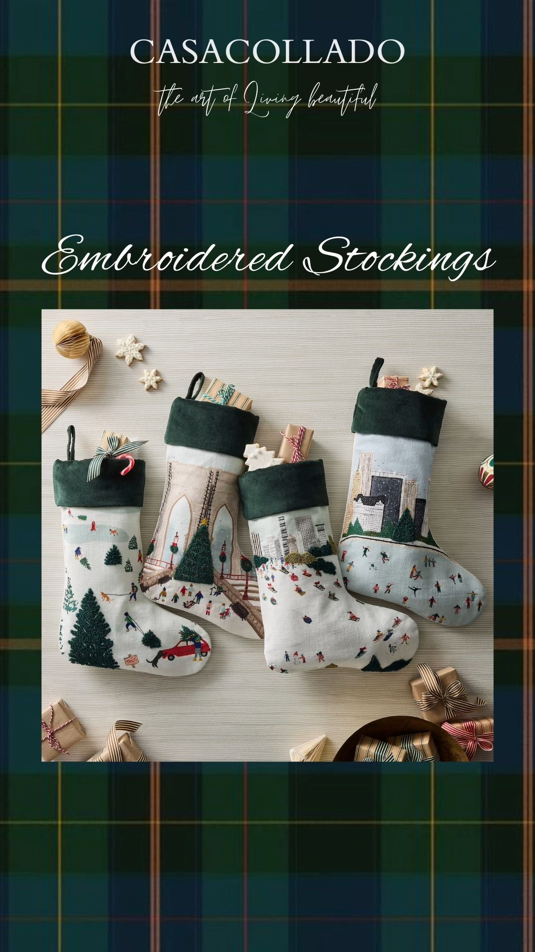 The perfect city inspired Christmas stockings……. 

#LTKFindsUnder50 #LTKSeasonal #LTKHome