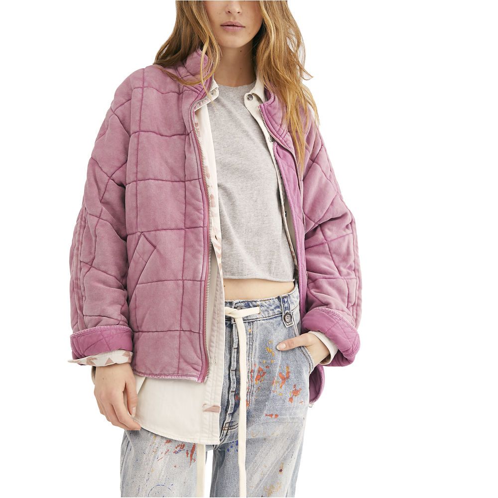 Free People Women's Dolman Quilted Knit Jacket | Shoemall.com