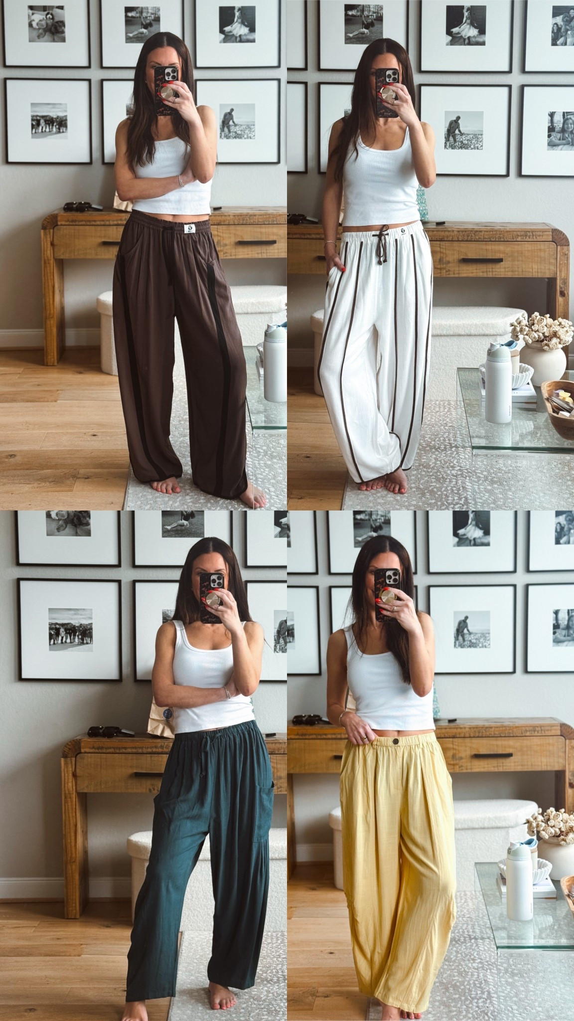 Linen spring pants from Amazon!
I’m 5’6” 1/2 - 130
Wearing a small in everything ♥️
#amazonfashion #springoutfit 
#linenpants 


#LTKSaleAlert #LTKootd #LTKOver40