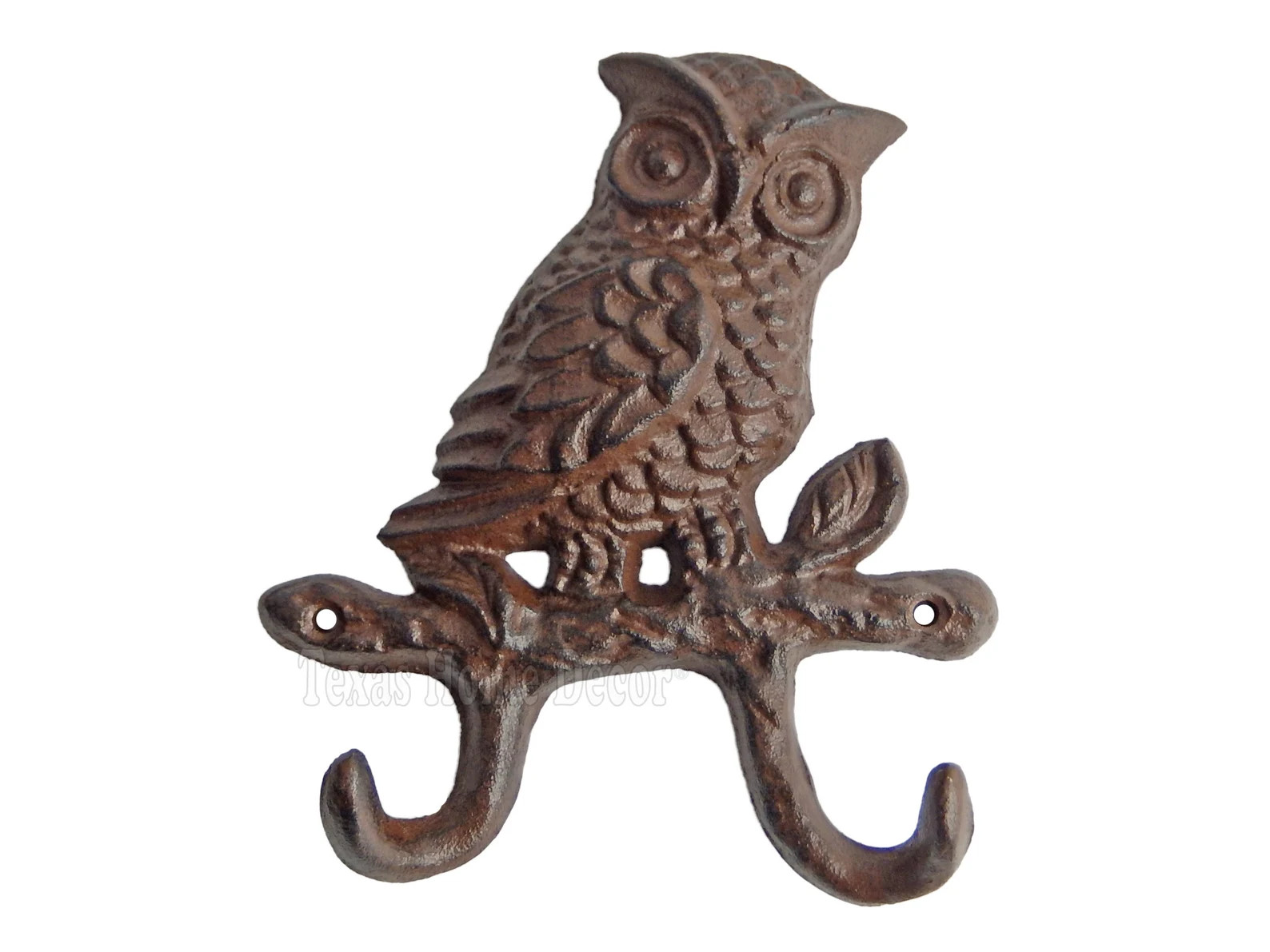 Owl Double Wall Hook Heavy Duty Cast Iron Towel Coat Purse | Etsy | Etsy (US)