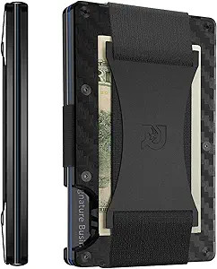 The Ridge Minimalist Slim Wallet For Men - RFID Blocking Front Pocket Credit Card Holder - Alumin... | Amazon (US)