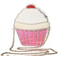 Collectif Accessories White Pink Candy Cupcake Shoulder Bag With Chain Strap | Etsy (US)