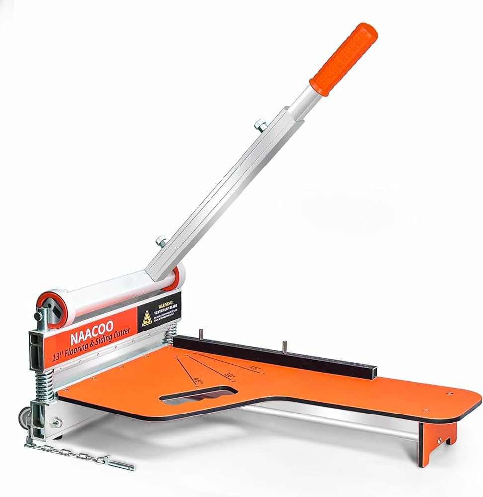 Laminate Floor Cutter, NAACOO 13“ Vinyl Floor Cutter with Wheel, Vinyl Plank Cutter – Just 1 ... | Amazon (US)