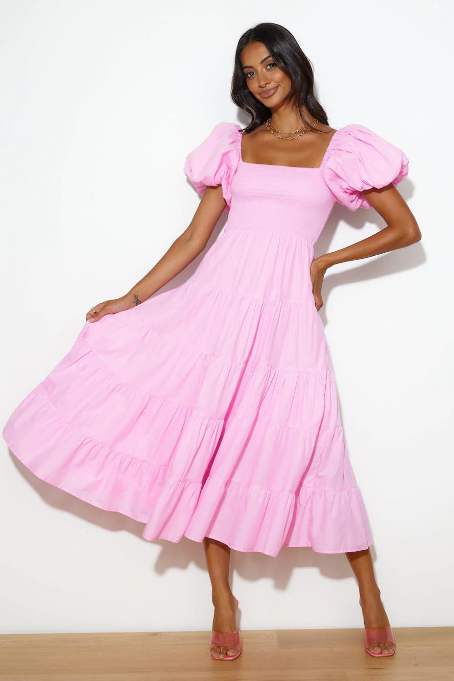Lover Girl Maxi Dress Pink | Hello Molly (AU)