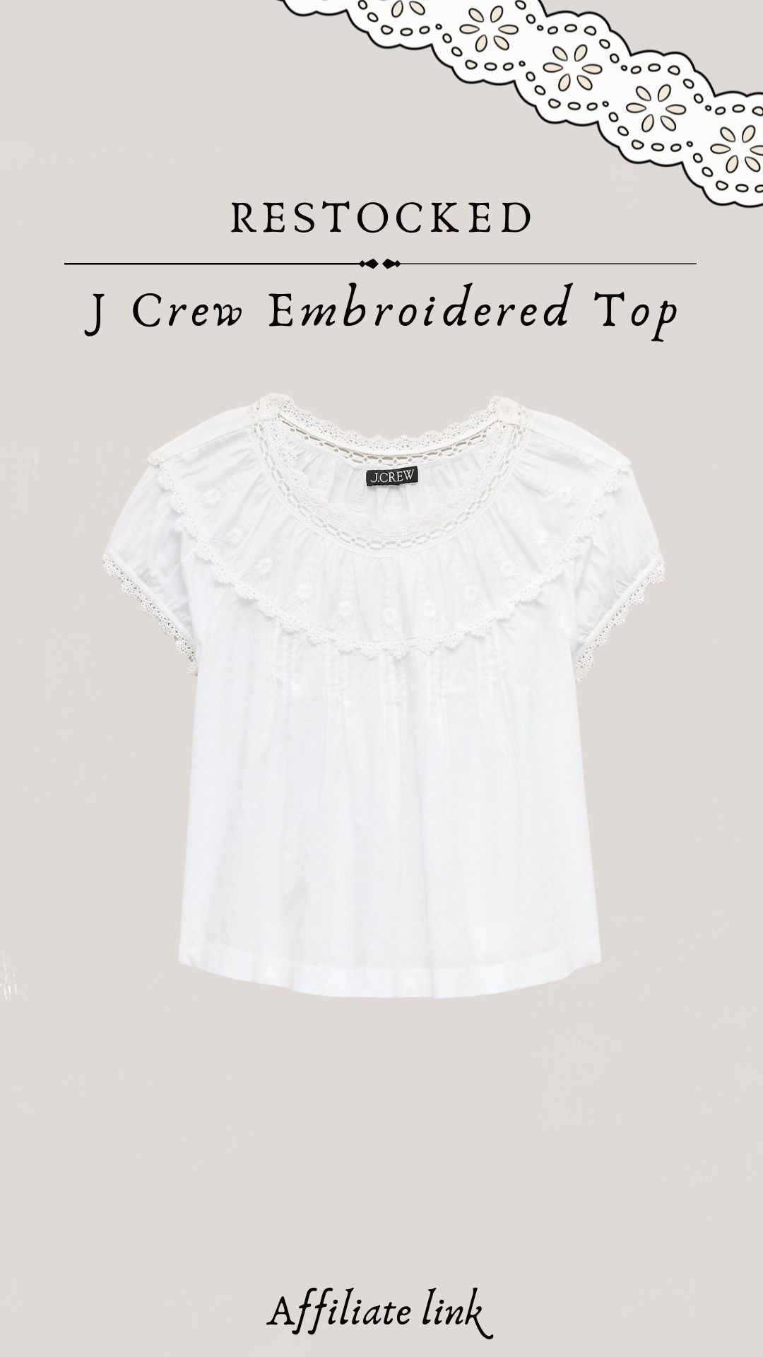 Finally restock! A splurge top but reminds me of Doen and still less! True to size!

#LTKHome