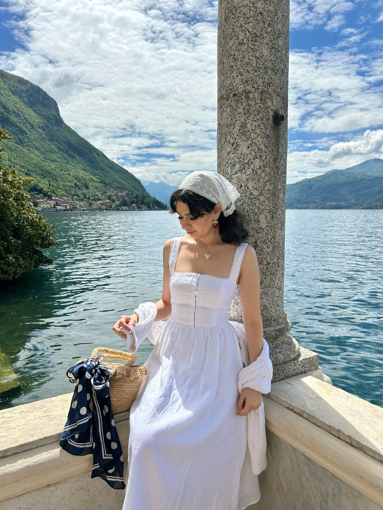 lake como outfit inspo, italian european summer, reformation style, white dress

#LTKTravel #LTKSeasonal #LTKItBag