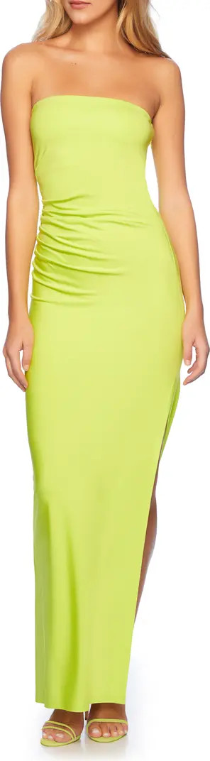 Ruched Strapless Maxi Dress | Nordstrom