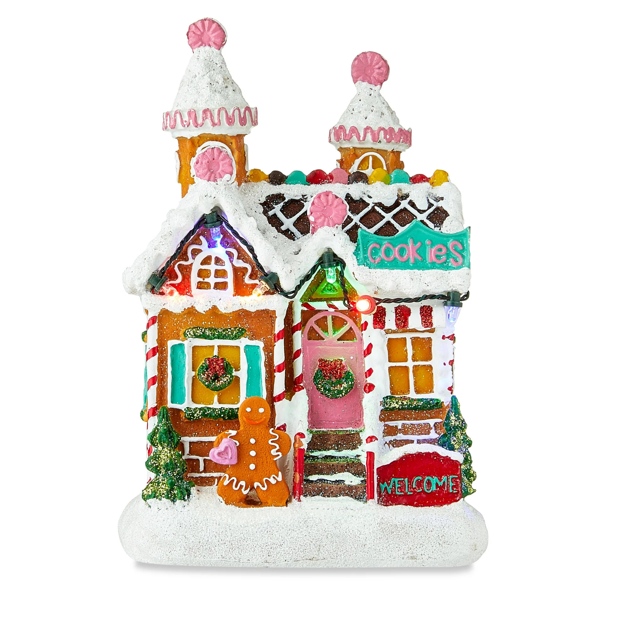 Light-Up Christmas Village Cookie Shop, 6.7 in, by Holiday Time | Walmart (US)
