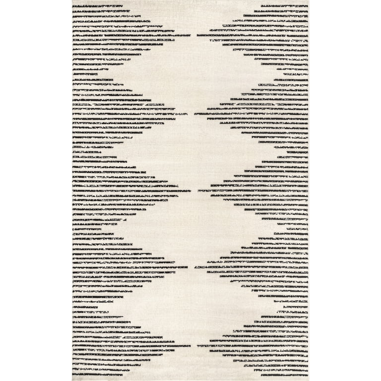nuLOOM Creek Diamond Pinstripes Area Rug, 6' 7" x 9', Gray | Walmart (US)