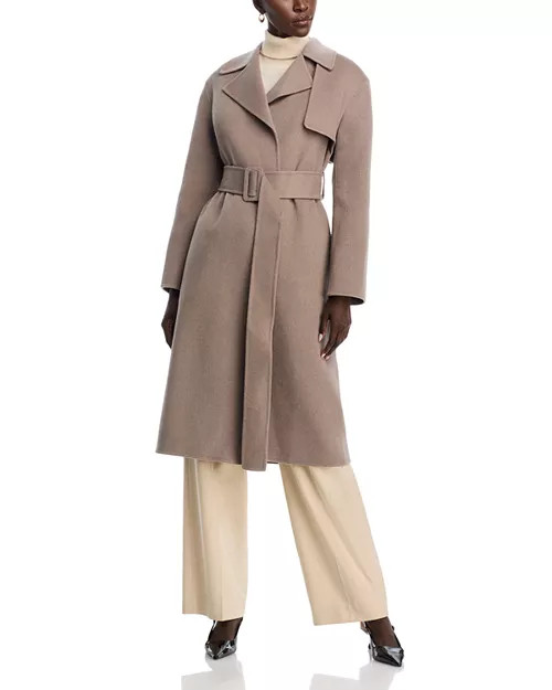 Theory New Divide Wool & Cashmere Wrap Trench Coat   | Bloomingdale's Women | Bloomingdale's (US)