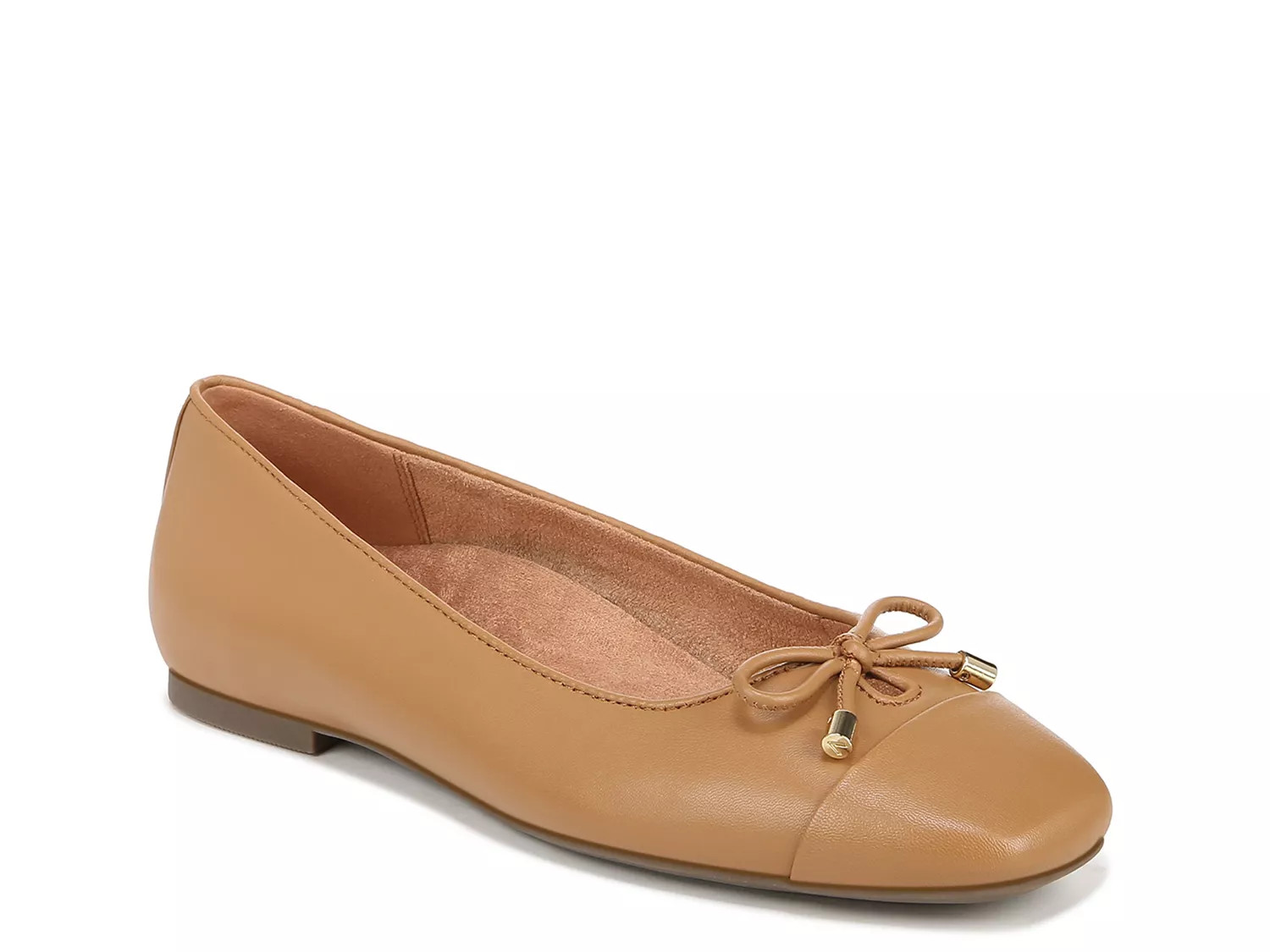Vionic Klara Flat | Women's | Camel Leather | Size 12 | Flats | DSW