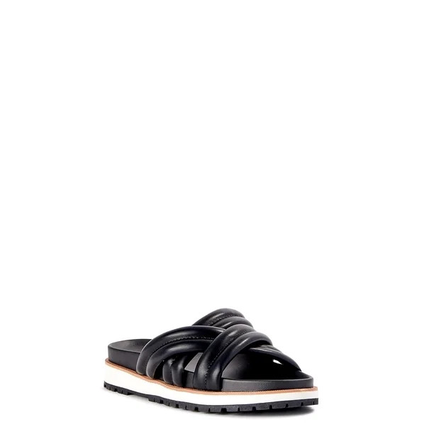 Time and Tru Women's Crossband Footbed Sandals - Walmart.com | Walmart (US)