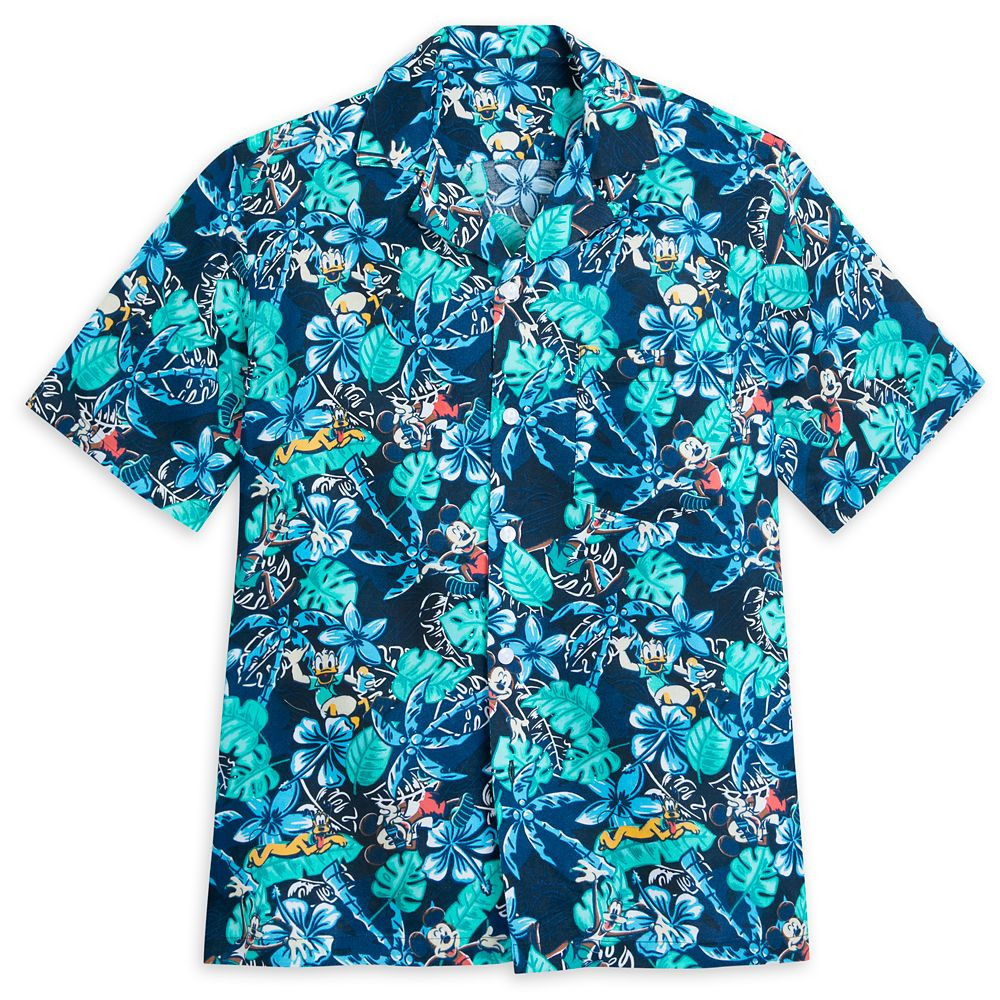 Mickey Mouse and Friends Summer Fun Woven Shirt for Men | Disney Store