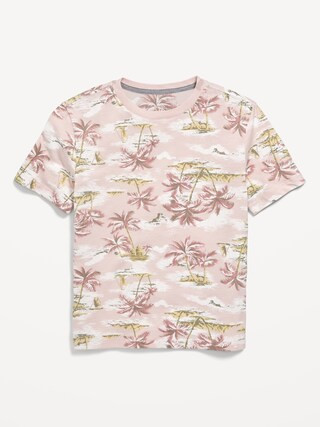 Softest Printed Crew-Neck T-Shirt for Boys | Old Navy (US)
