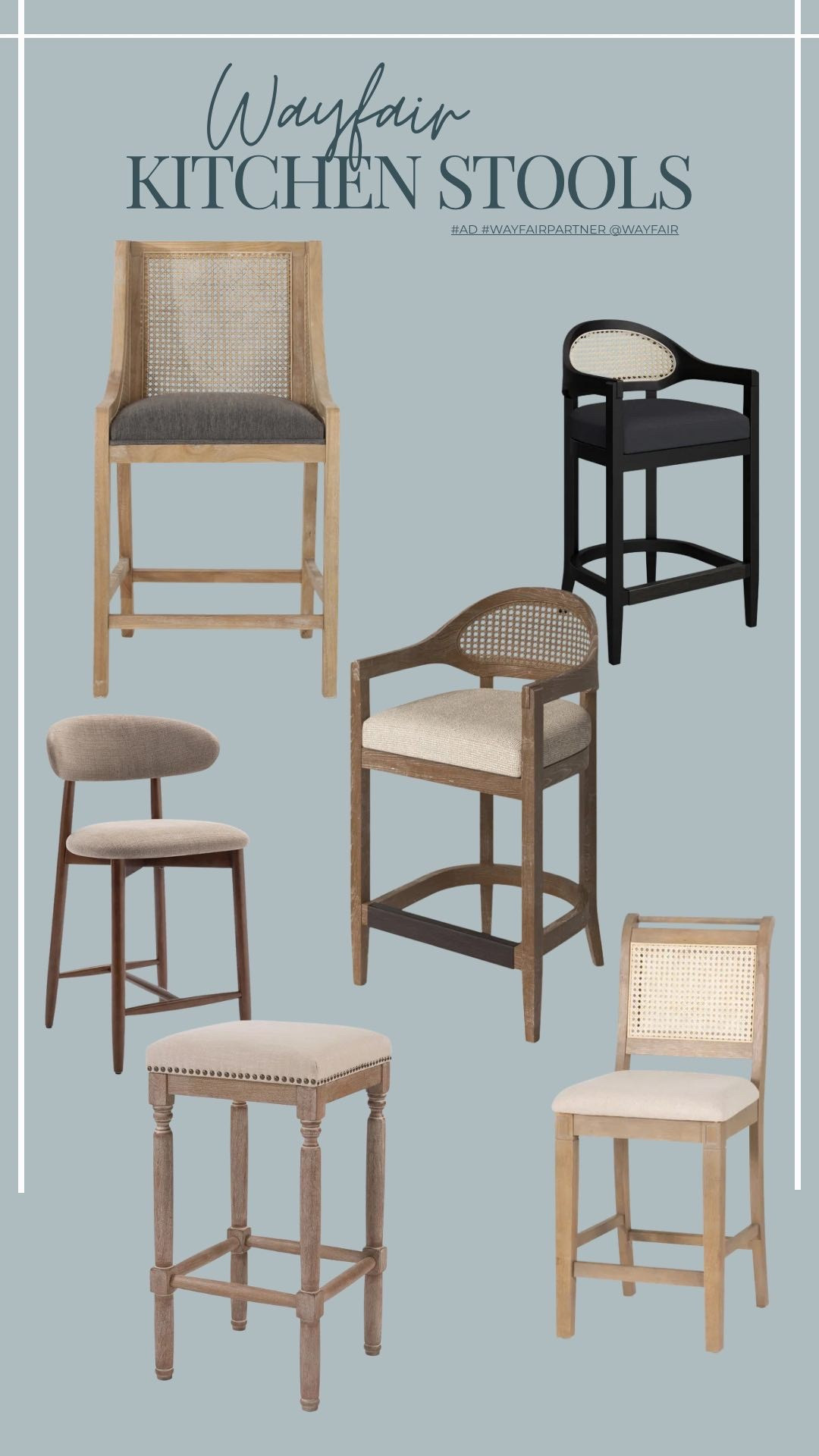 #ad Wayfair Stools, most under $200. #wayfairpartner #wayfair @wayfair 