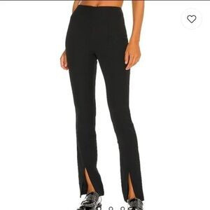 New with Tags Revolve More To Come Jenny Slit Front Pants Black Size Large | Poshmark