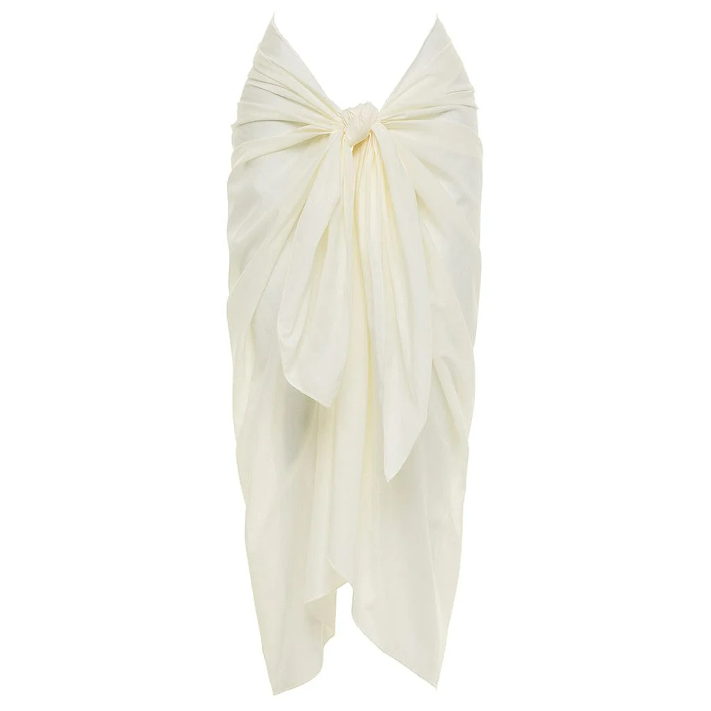 Cream Midi Sarong | Montce