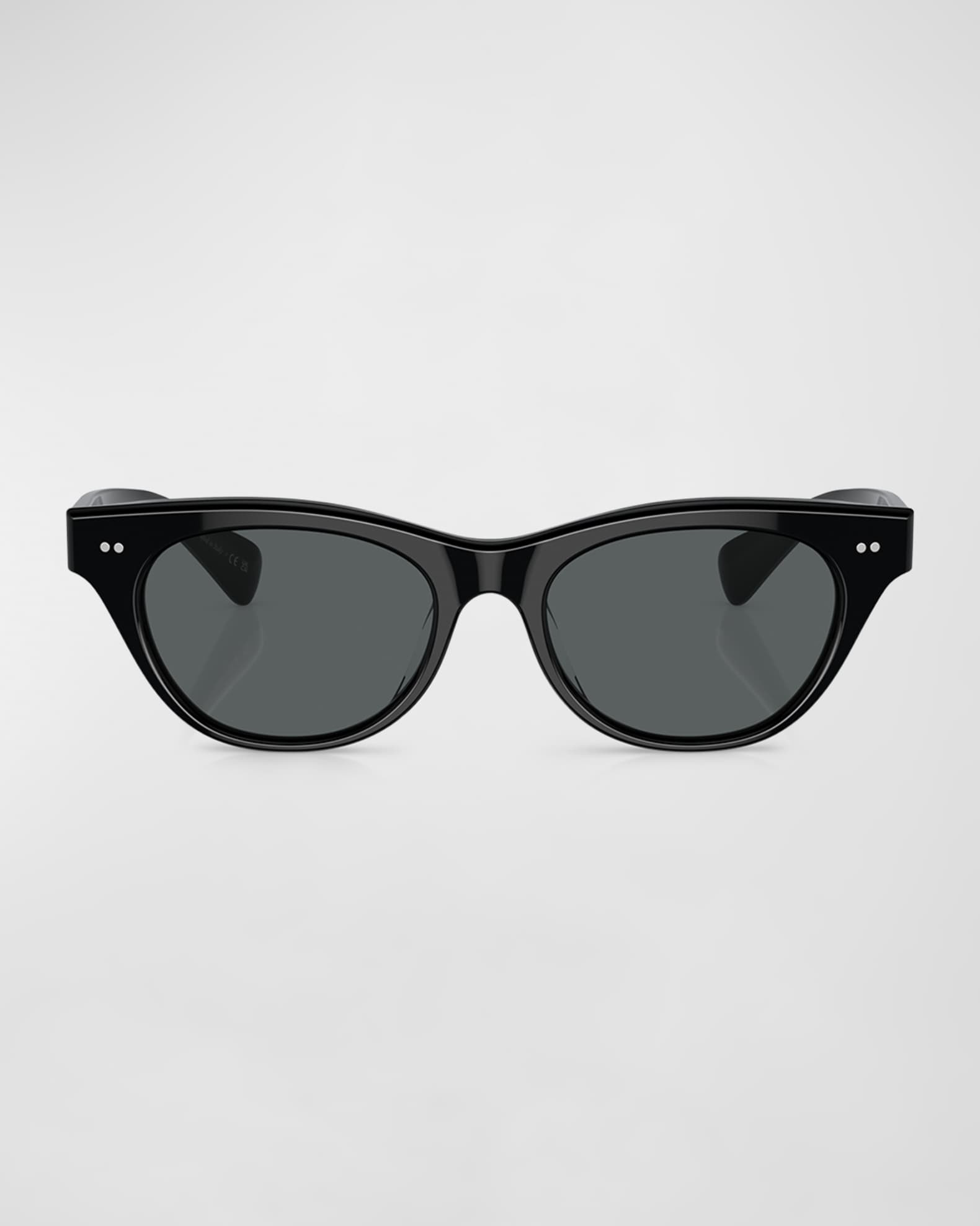 Avelin Acetate Butterfly Sunglasses | Neiman Marcus